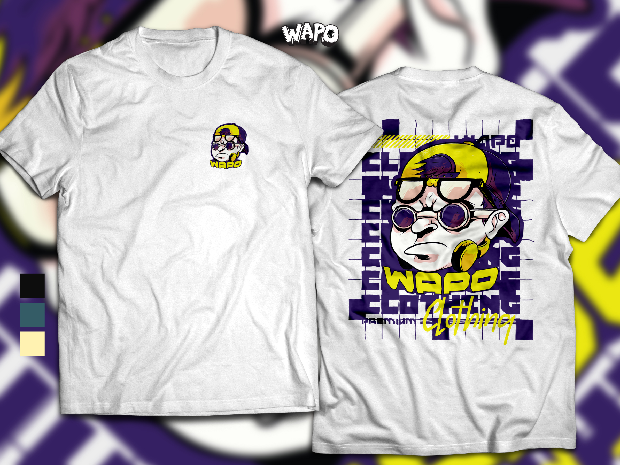 T-Shirt MockUp_Front wapo clothing