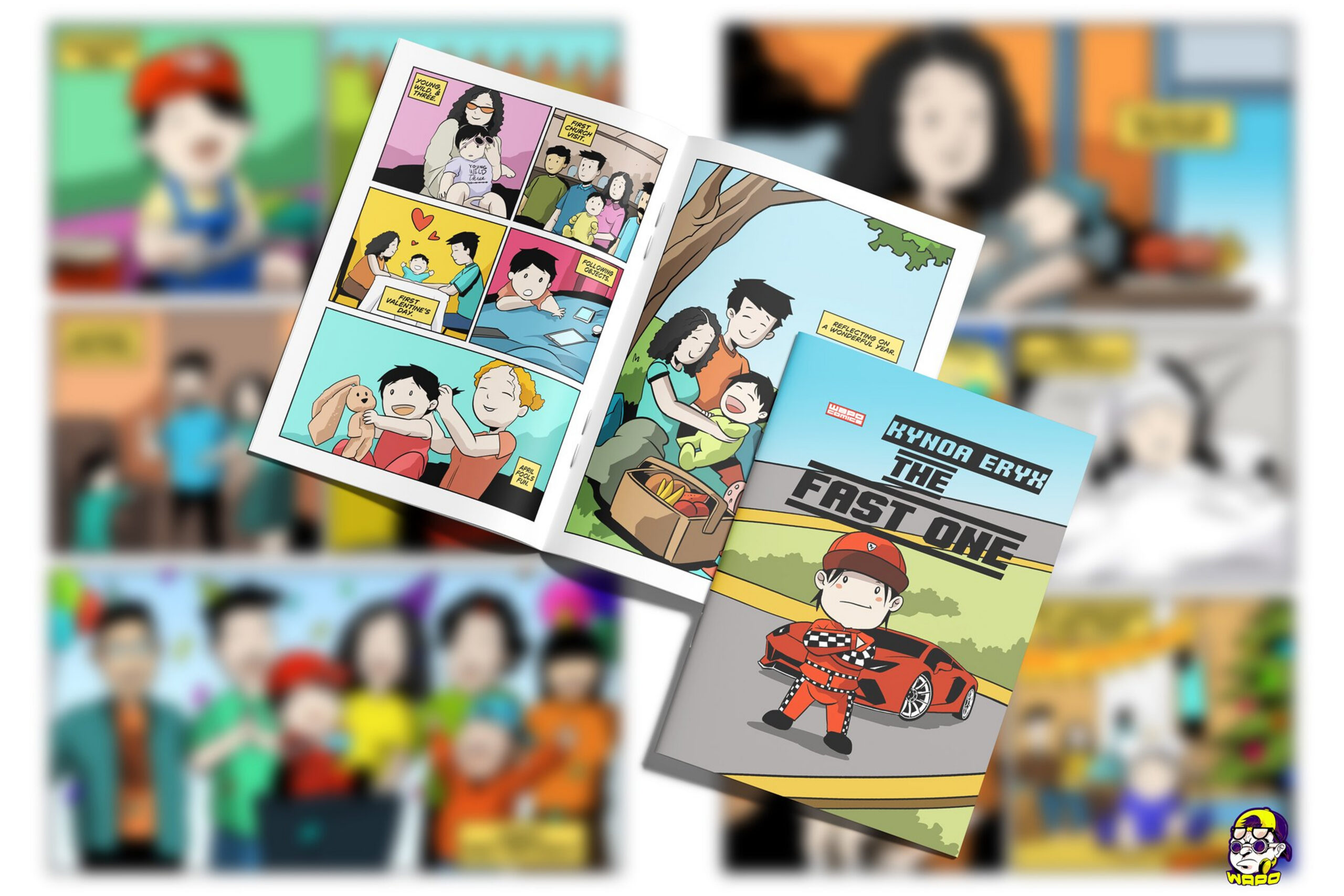 comic invitation